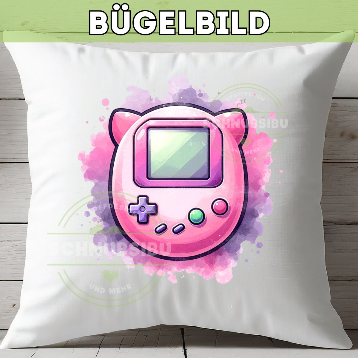 Bügelbild Retro